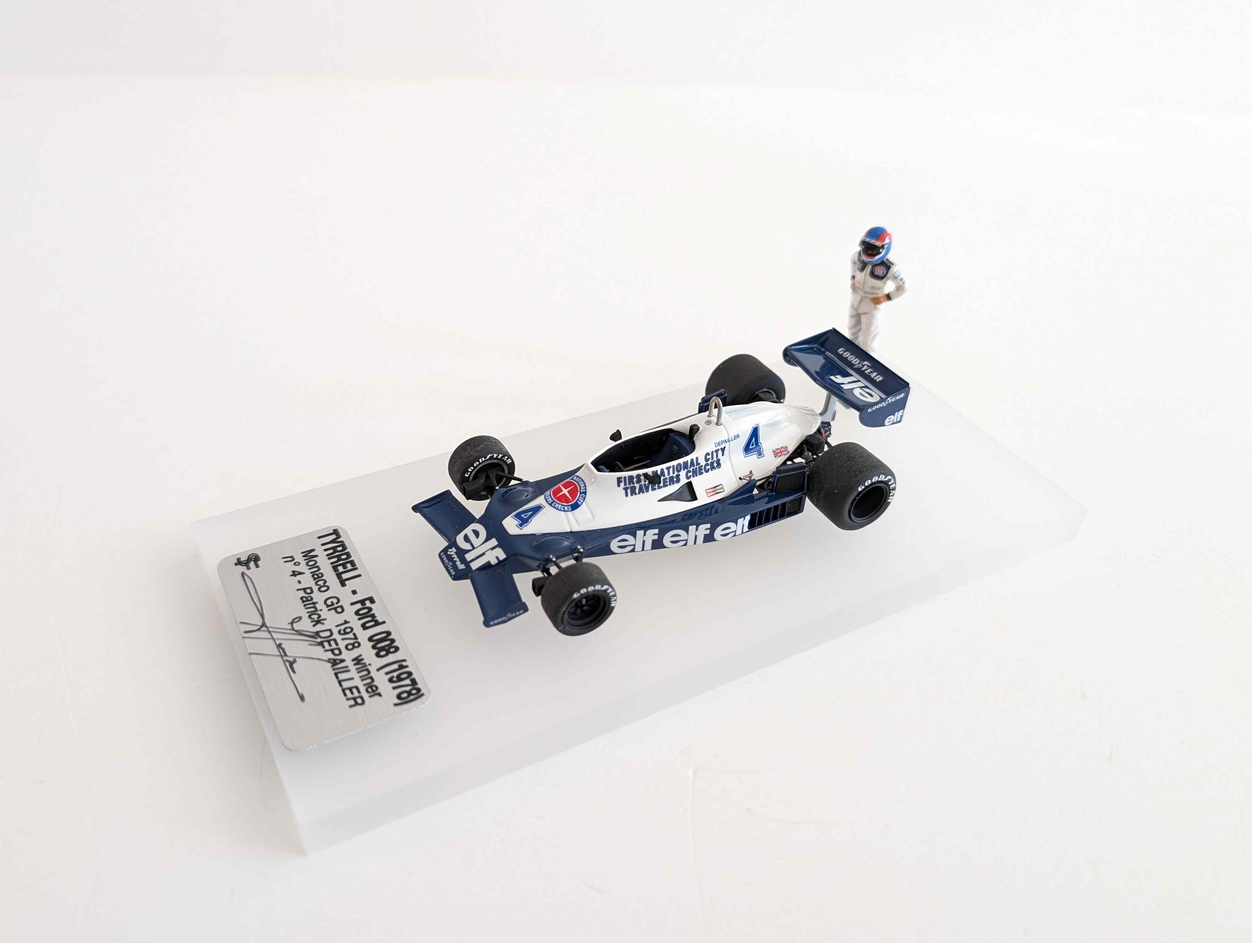 F. Suber : Tyrell Ford 008 Monaco GP 1975 winnerBrabahm BT44B Ge